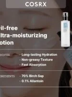 مرطوب کننده و آبرسان کزارکس -Oil-Free Ultra Moisturizing Lotion COSRX - تصویر 5