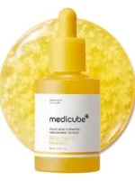 سرم کپسولی شفاف کننده و متعادل کننده زردچوبه مدیکوب-medicube Kojic Acid Turmeric Clarifying & Balancing Capsule