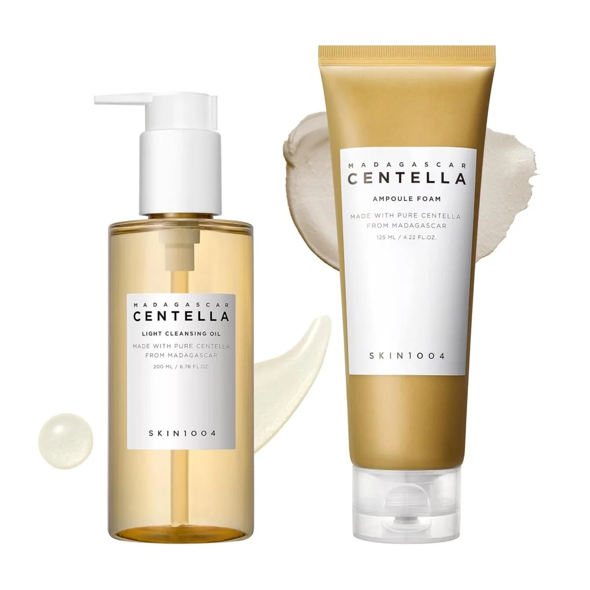 -پاک کننده دوتایی فوم و روغنی سنتلا-SKIN1004 Centella Double Cleansing Duo