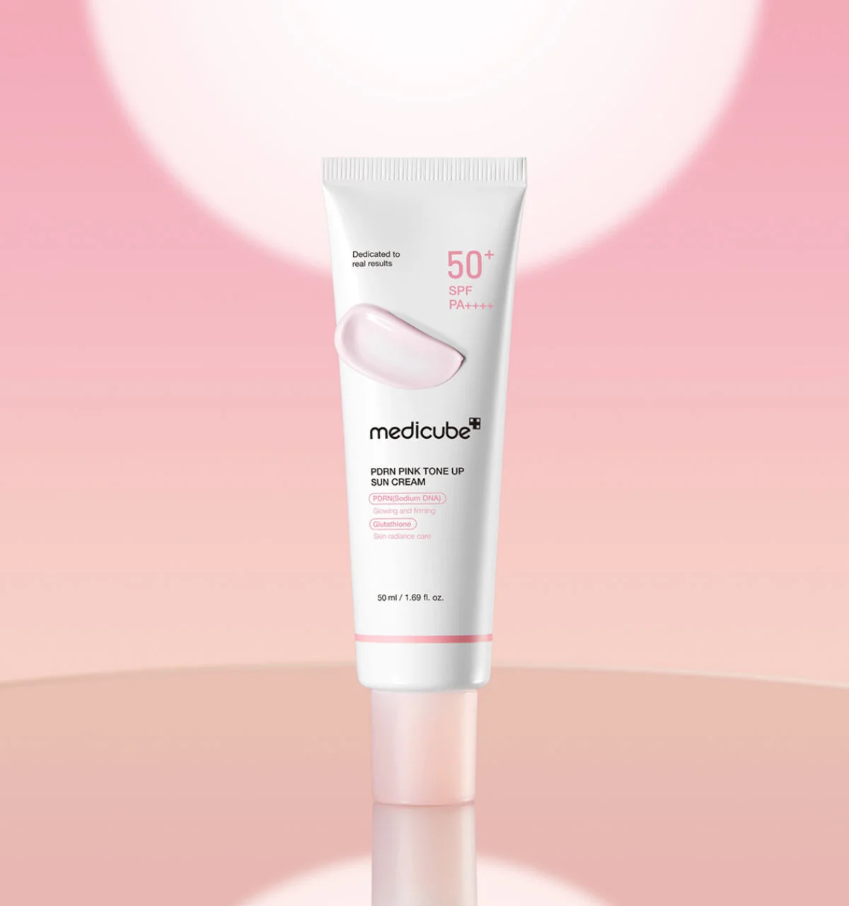 کرم ضد آفتاب صورتی  مدیکیوب-pdrn-PDRN Pink Tone-Up Sunscreen  medicube - تصویر 4