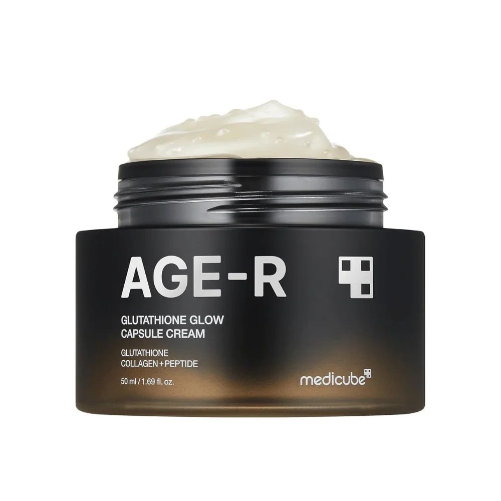 AGE-RGlutathioneGlowCapsuleCream_1 کرم کپسولی گلوتاتیون مدیکیوب AGE-R 50AGE-R Glutathione Glow Cream - Anti-Aging cream - تصویر 1
