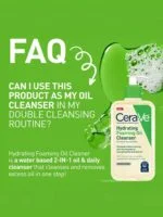 شوینده روغنی فومی آبرسان سراوی- Hydrating Foaming Oil Cleanser cerave - تصویر 2