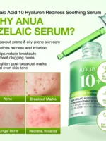 سرم تسکین دهنده قرمزی هیالورون اسید آزلائیک  آنوا -Azelaic Acid 10 Hyaluron Redness Soothing Serum - تصویر 4
