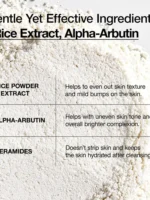 پودر پاک کننده روشن کننده آنزیم برنج آنوا-Rice Enzyme Brightening Cleansing Powder ANUA - تصویر 4
