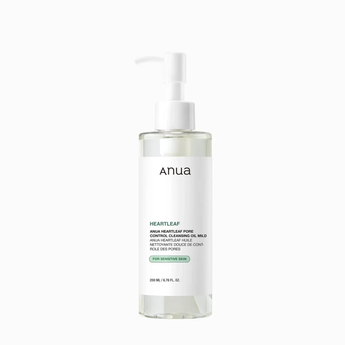 روغن پاک کننده منافذ پوست هارت لیف ملایم آنوا-Heartleaf Pore Cleansing Oil Mild ANUA