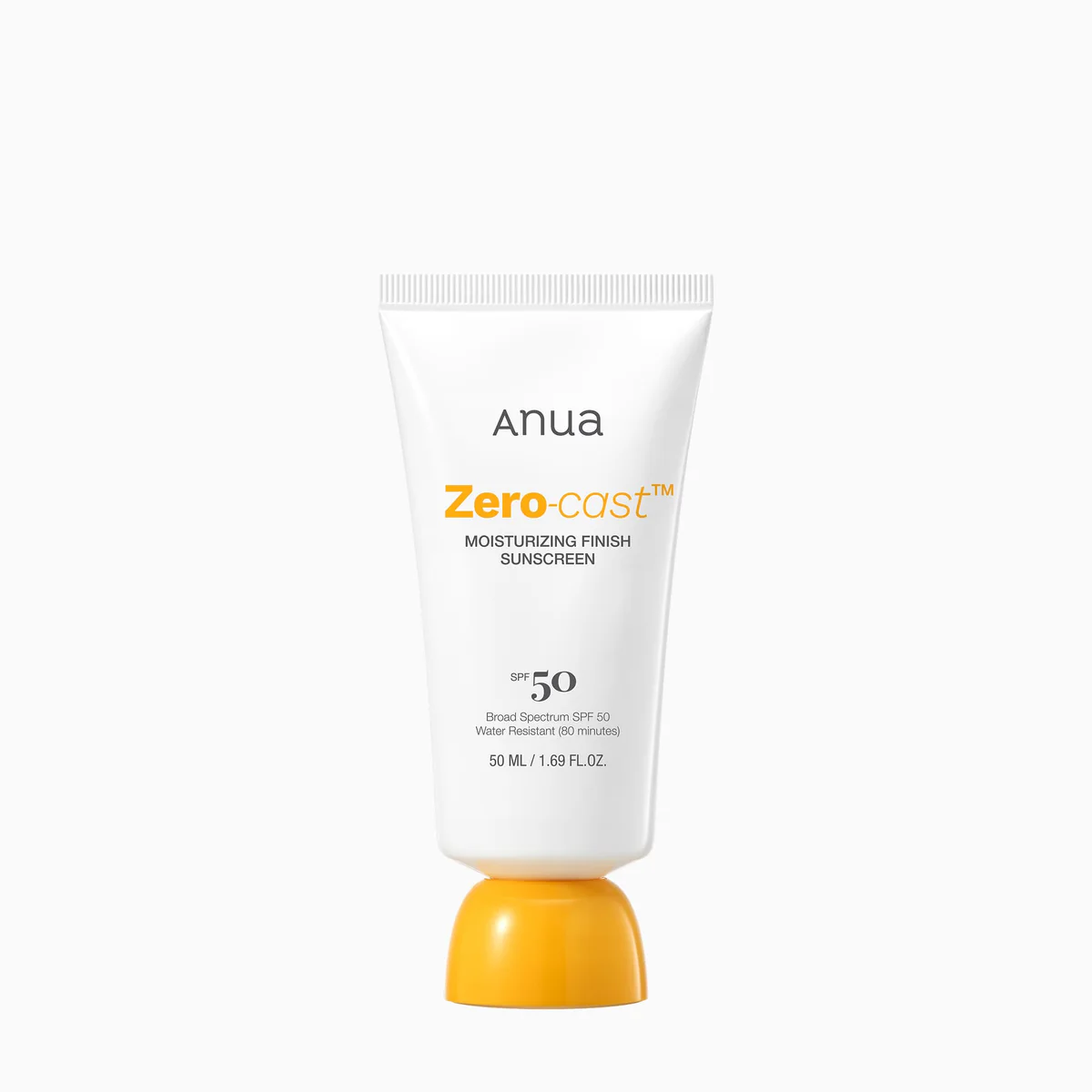 anua-us-sunscreen-zero-cast-moisturizing-finish-sunscreen-1239193733 (1) کرم ضد آفتاب مرطوب کننده و بدون چربی آنوا Zero-cast Moisturizing Finish Sunscreen ANUA - تصویر 1