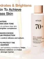 تونر شیری براق کننده رایس آنوا-Rice 70 Glow Milky Toner anua - تصویر 4