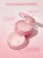 پودر فیکس کننده صورت و زیر چشم دوکاره-بابلگام شیگلمInsta-Ready Face & Under Eye Setting Powder - تصویر 2