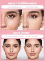 پودر فیکس کننده صورت و زیر چشم دوکاره-بابلگام شیگلمInsta-Ready Face & Under Eye Setting Powder - تصویر 5