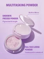 پودر فیکس کننده صورت و زیر چشم دو-تارو شیگلم Insta-Ready Face & Under Eye Setting Powder - تصویر 4