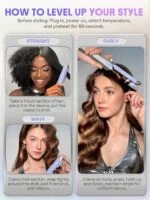 دستگاه  مو 3 کاره شیگلم Cool Lock Airflow Styler - تصویر 5