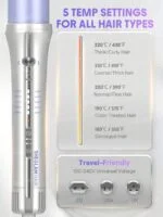 دستگاه صاف کننده و فر کننده مو شیگلم با جریان باد سرد One Touch Airflow Styler Pro - تصویر 5