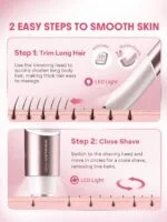 ماشین اصلاح بیکینی برقی دو سر شیگلمSmooth Moves Dual-Head Electric Bikini Trimmer - تصویر 3