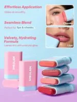 رژگونه براق شیشه‌ای شیگلم Glass Glow Blush Stick-Pink Lemonade - تصویر 3