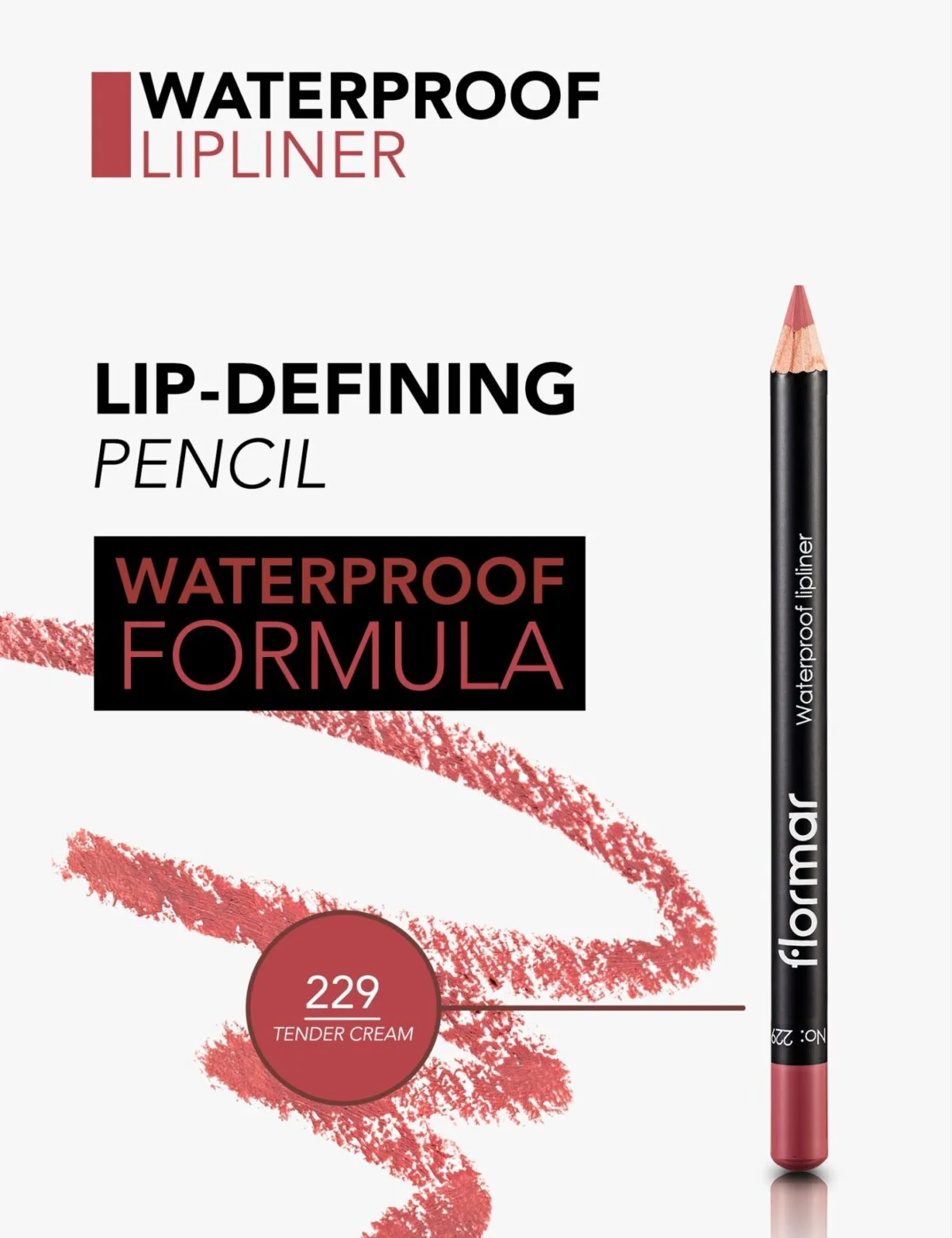 خط لب ضد آب فلورمار Waterproof Lipliner - تصویر 2