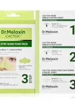 پک ماسک بینی 3 مرحله کاکتوس دکتر ملاکسین DR.MELAXIN CACTOX 3-Step Nose Mask Pack