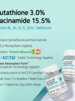 قرص زیبایی و روشن کننده بیوتی تبلت   ای پی ال بی -Glutathione Niacinamide Beauty Tablet (30 tablets) - تصویر 2
