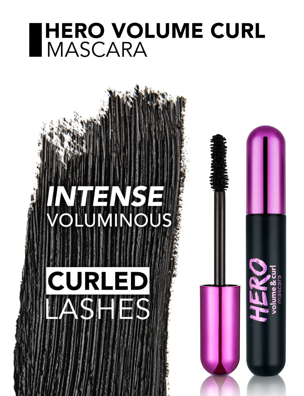 ریمل حجم دهنده و فر کننده هیرو فلورمار Hero Volume & Curl Mascara - تصویر 2