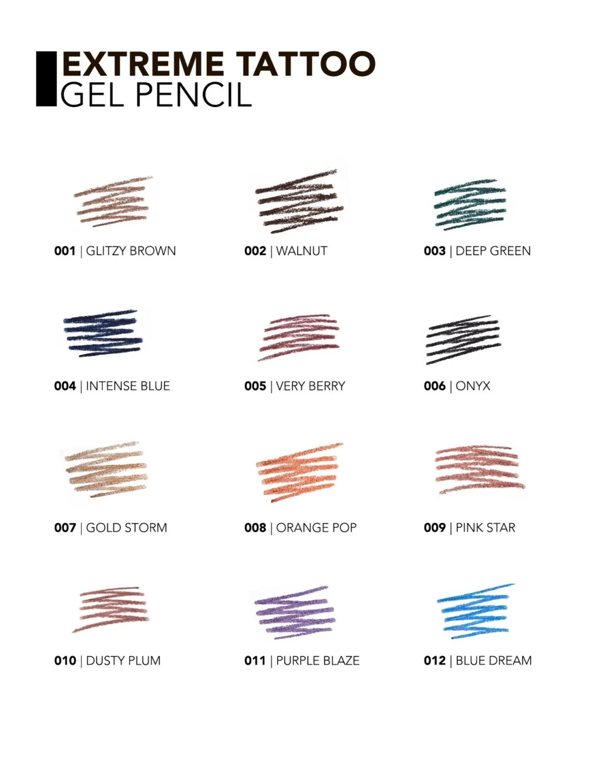 مداد ژل تاتو اکستریم فلورمار Extreme Tattoo Gel Pencil - تصویر 8