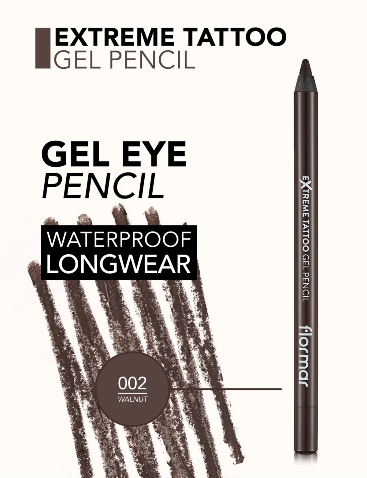 مداد ژل تاتو اکستریم فلورمار Extreme Tattoo Gel Pencil - تصویر 2