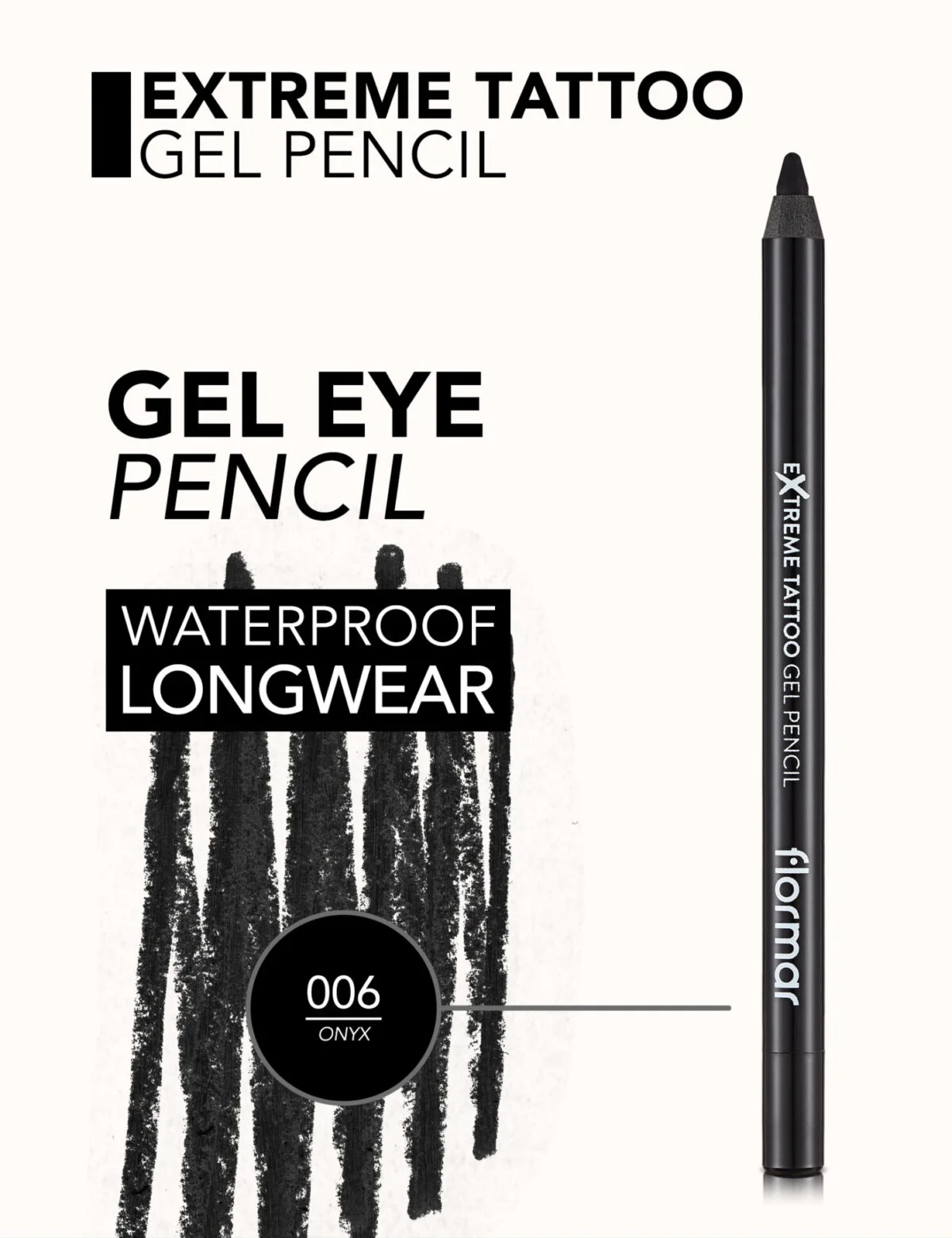 مداد ژل تاتو اکستریم فلورمار Extreme Tattoo Gel Pencil - تصویر 5