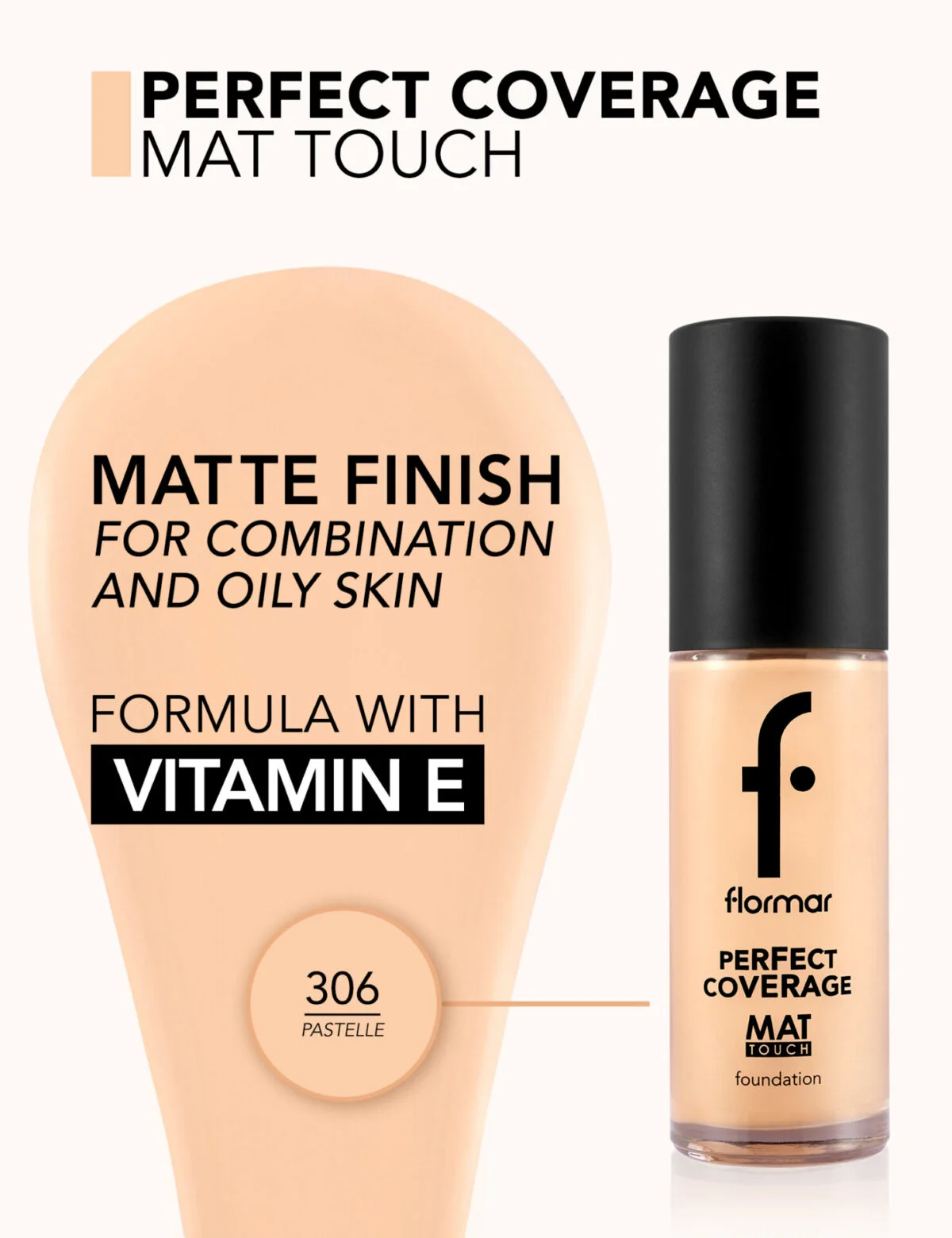 کرم پودر مات فلورمار Mat Touch Foundation - تصویر 4