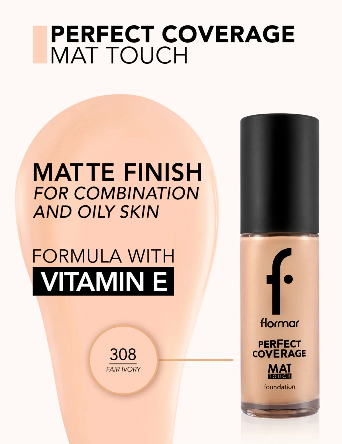 کرم پودر مات فلورمار Mat Touch Foundation - تصویر 5