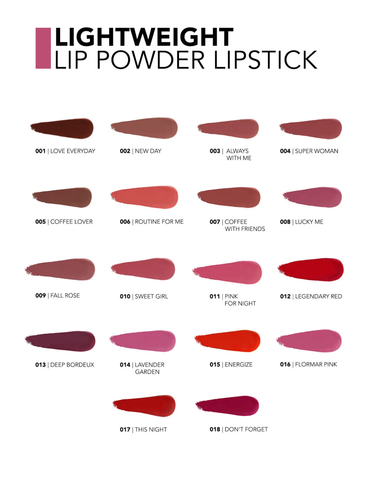 رژ لب پودری سبک فلورمار Lightweight Lip Powder Lipstick - تصویر 3