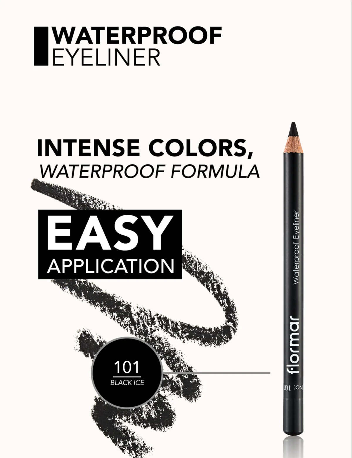 مداد چشم  ضد آب Waterproof Eyeliner - تصویر 2