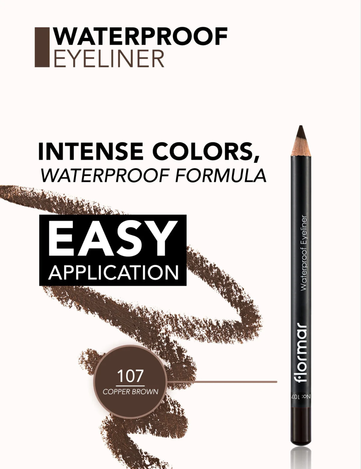 مداد چشم  ضد آب Waterproof Eyeliner - تصویر 4