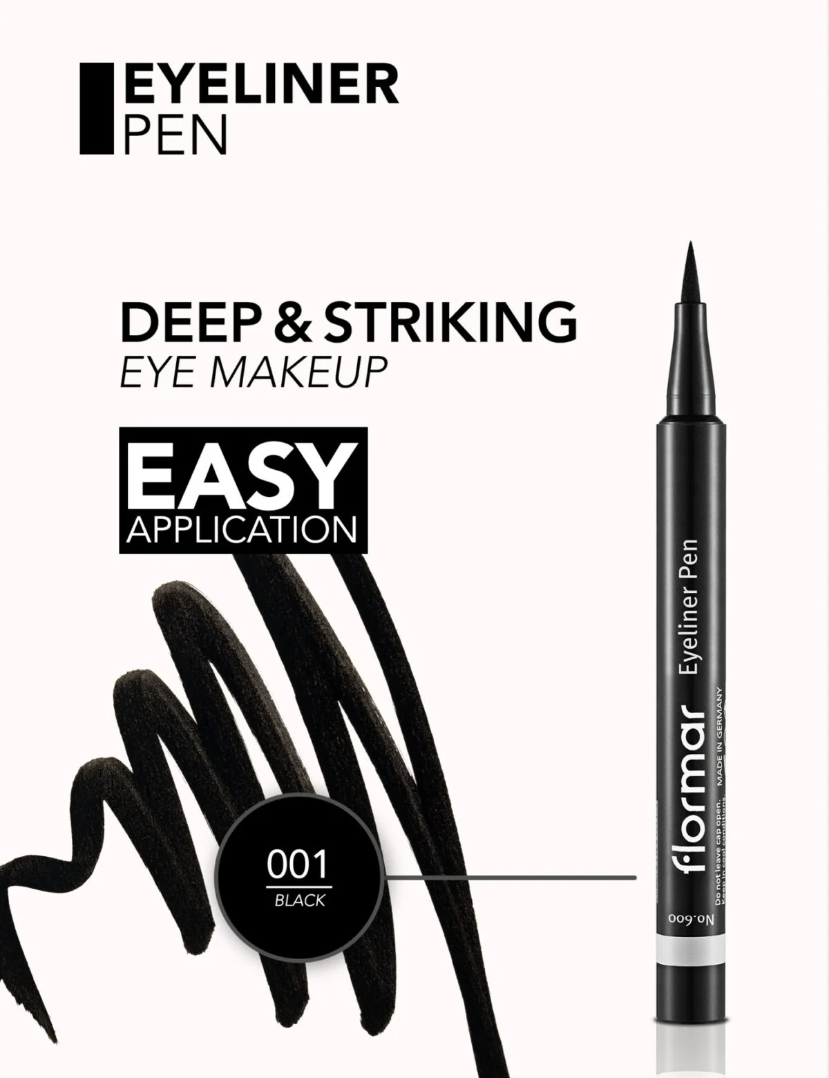خط چشم ماژیکی فلورمار Midnight Eyeliner Pen Flormar - تصویر 2