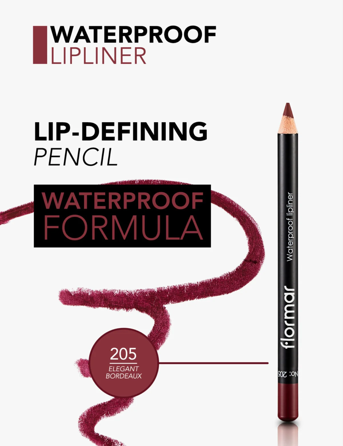 خط لب ضد آب فلورمار Waterproof Lipliner - تصویر 4