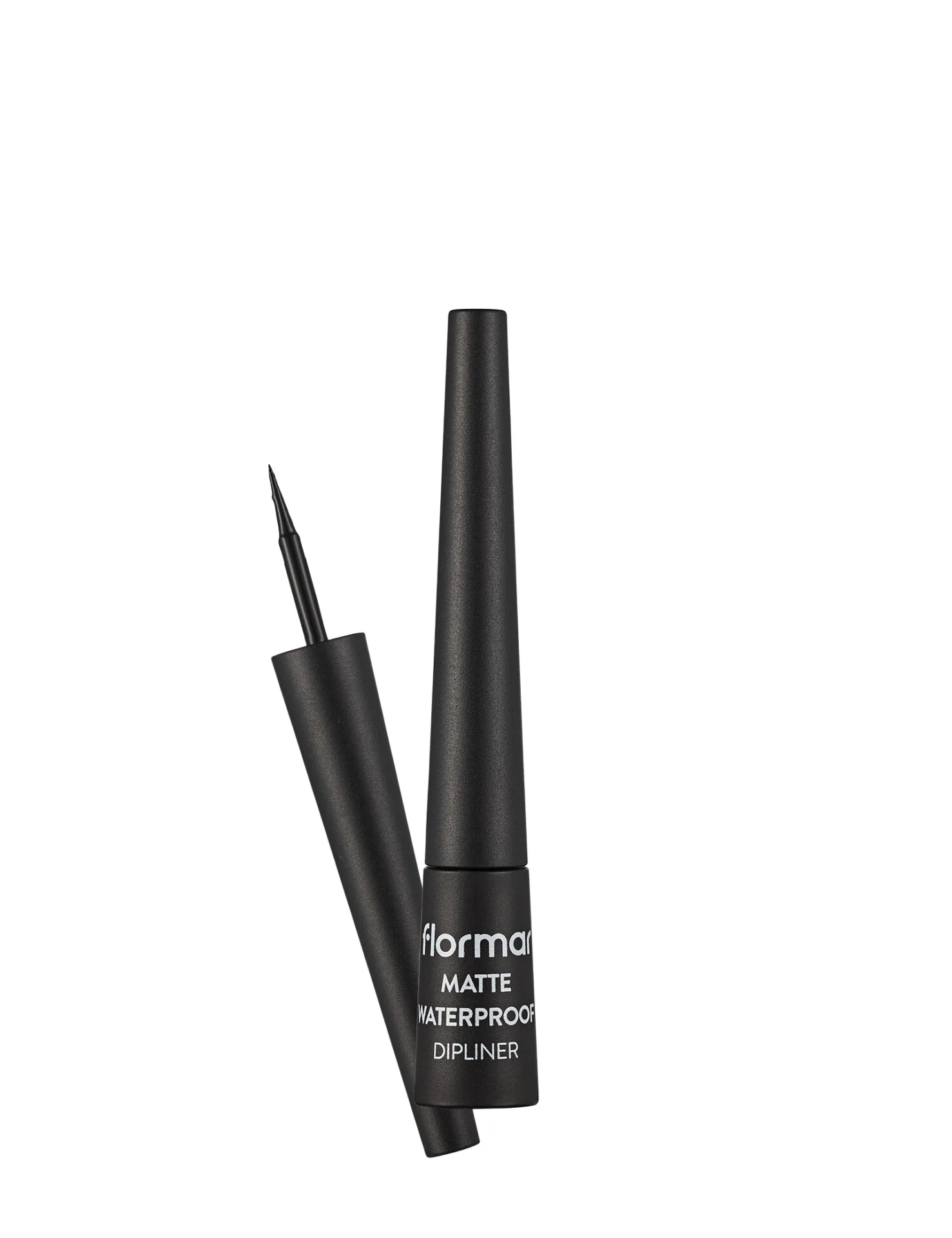8690604536481_1 خط چشم دیپلینِر ضد آب مات مشکی فلورمار Matte Waterproof Dipliner Black - تصویر 1