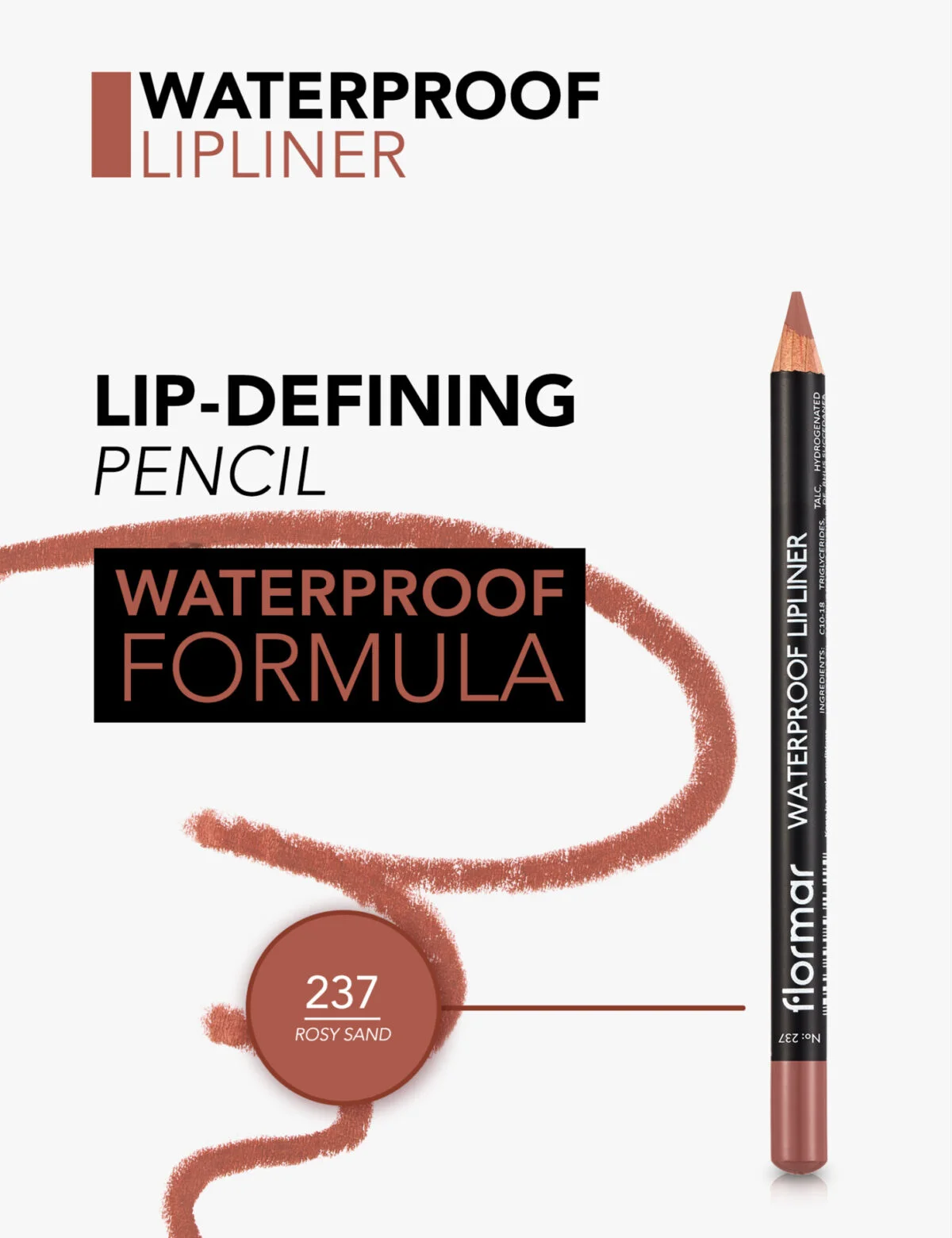 خط لب ضد آب فلورمار Waterproof Lipliner - تصویر 8