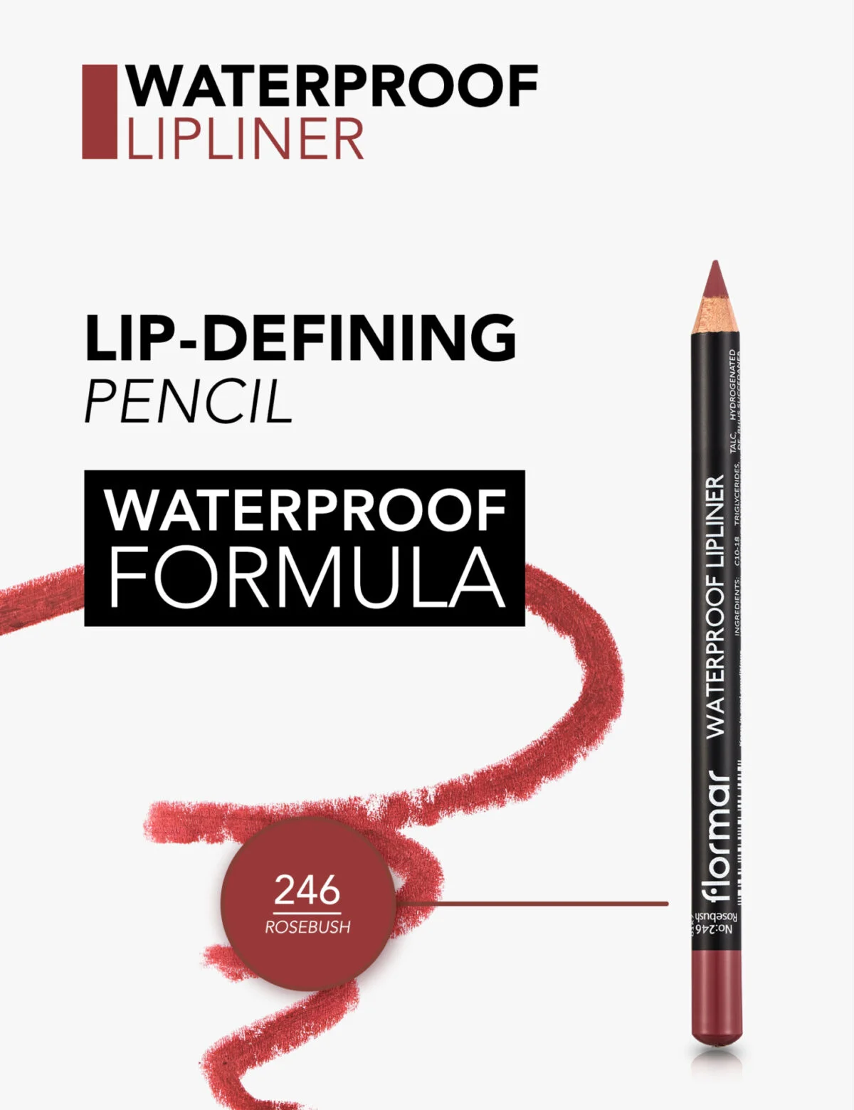 خط لب ضد آب فلورمار Waterproof Lipliner - تصویر 13
