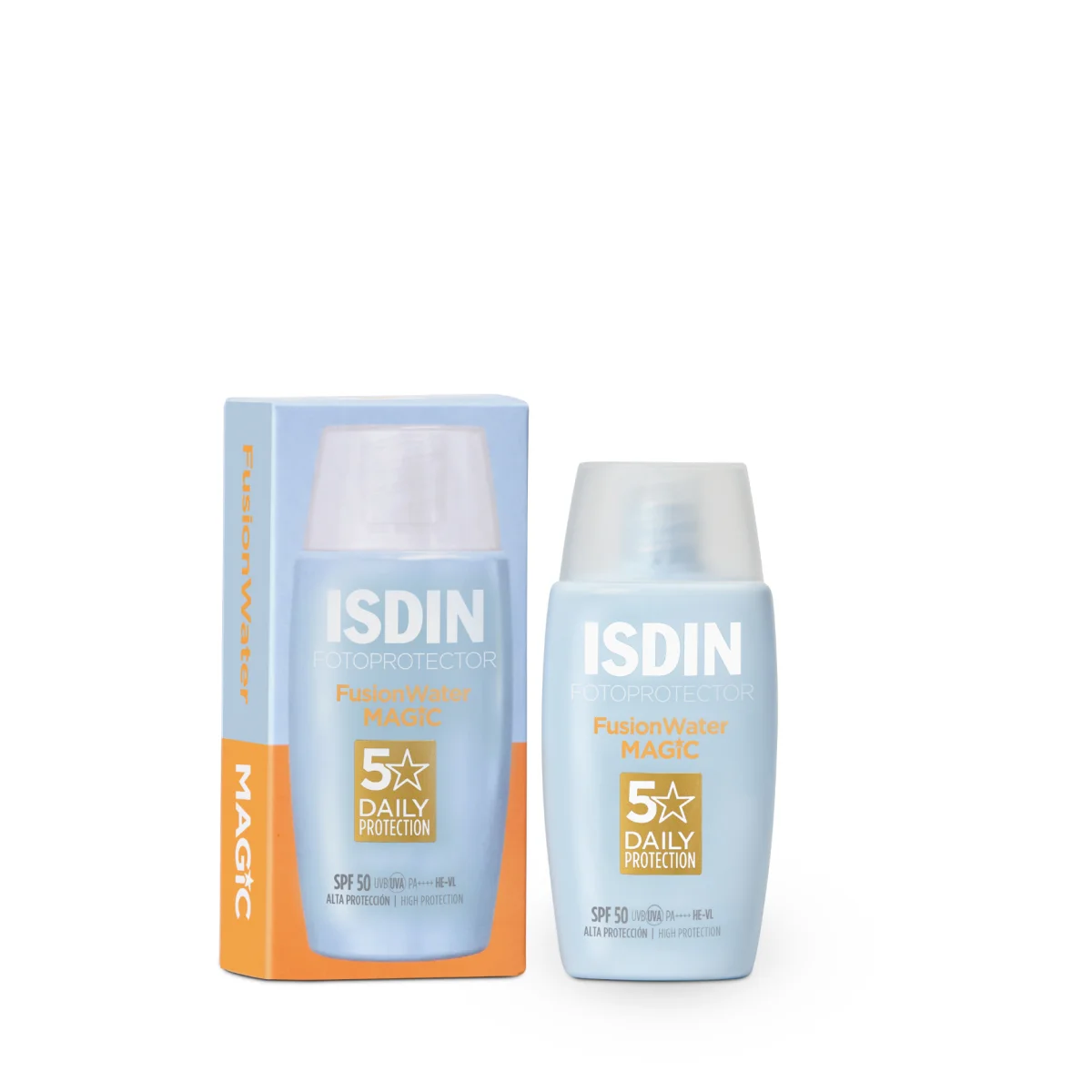 es_1349_th_fpfusionwatermagicspf5050ml_main_image_0_1 ضدآفتاب ایزدین فیوژن واتر مجیک Isdin fotoprotector Fusion Water Magic - تصویر 1