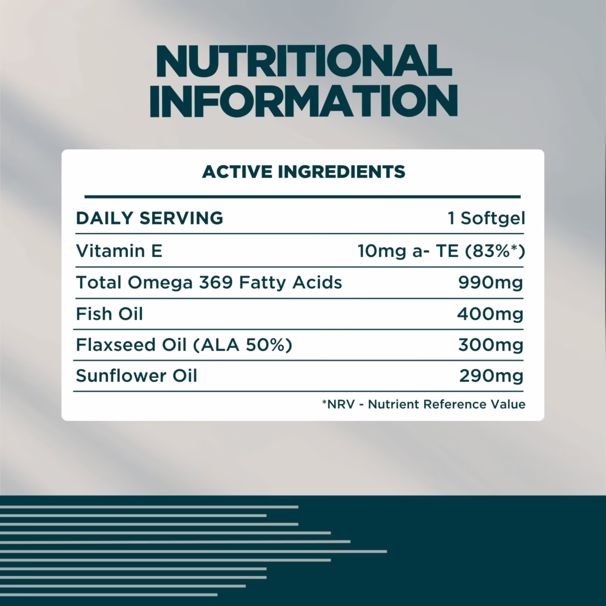 مکمل امگا 369 مای ویتامینز-Omega 3 6 9 Softgels my vitamins - تصویر 2
