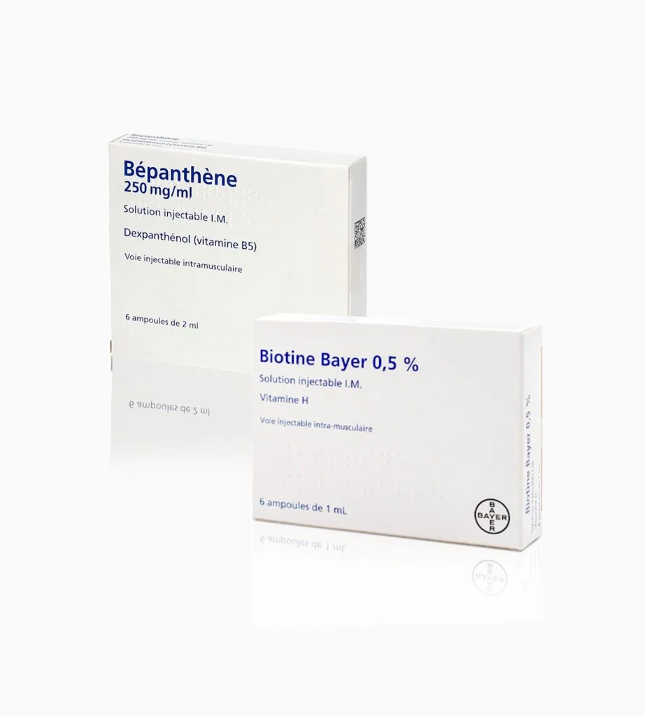 p14-2-922x1024 آمپول بیوتین بپانتن بایر آلمان 12 عدد -Biotin Ampoules Bepanten Bayer Germany - تصویر 1