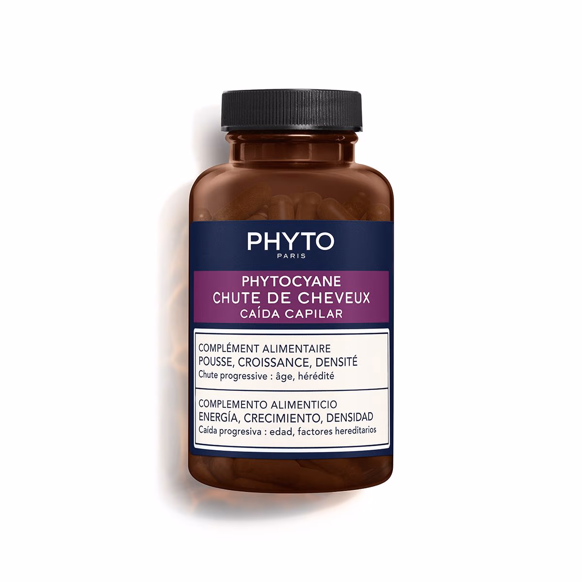 packshot_cyane-flacon_fr-es_phyto (1) قرص فیتوسیان ساخت فرانسه -PHYTO PHYTOCYANE Anti-Hair Thinning Dietary Supplement - تصویر 1