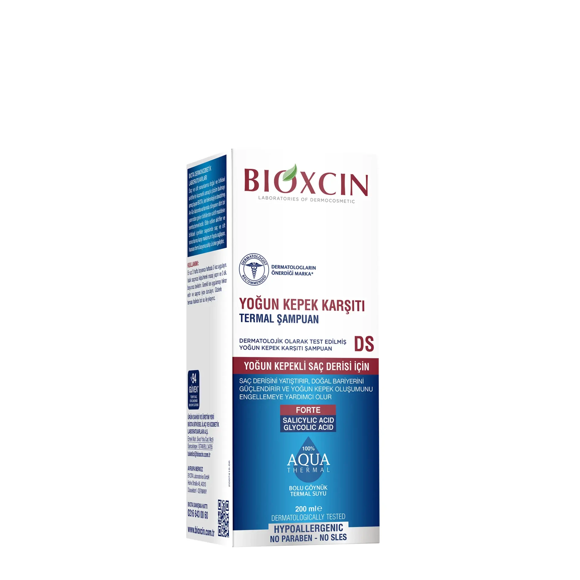 urunler-aquathermal-ds-sampuan شامپو ضد شوره قوی دی اس بیوکسین آکوا ترمال Bioxcin Anti-Dandruff Shampoo - تصویر 1