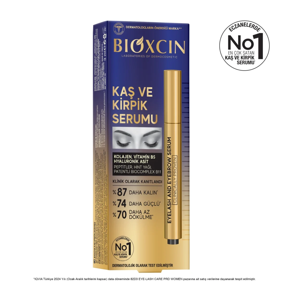 سرم ابرو و مژه بیوکسین Bioxcin EyeLash & EyeBrow Serum