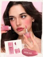 رژ لب و گونه ایر پلاش شیگلم  Air Plush Lip & Cheek Cream-High Winds - تصویر 7