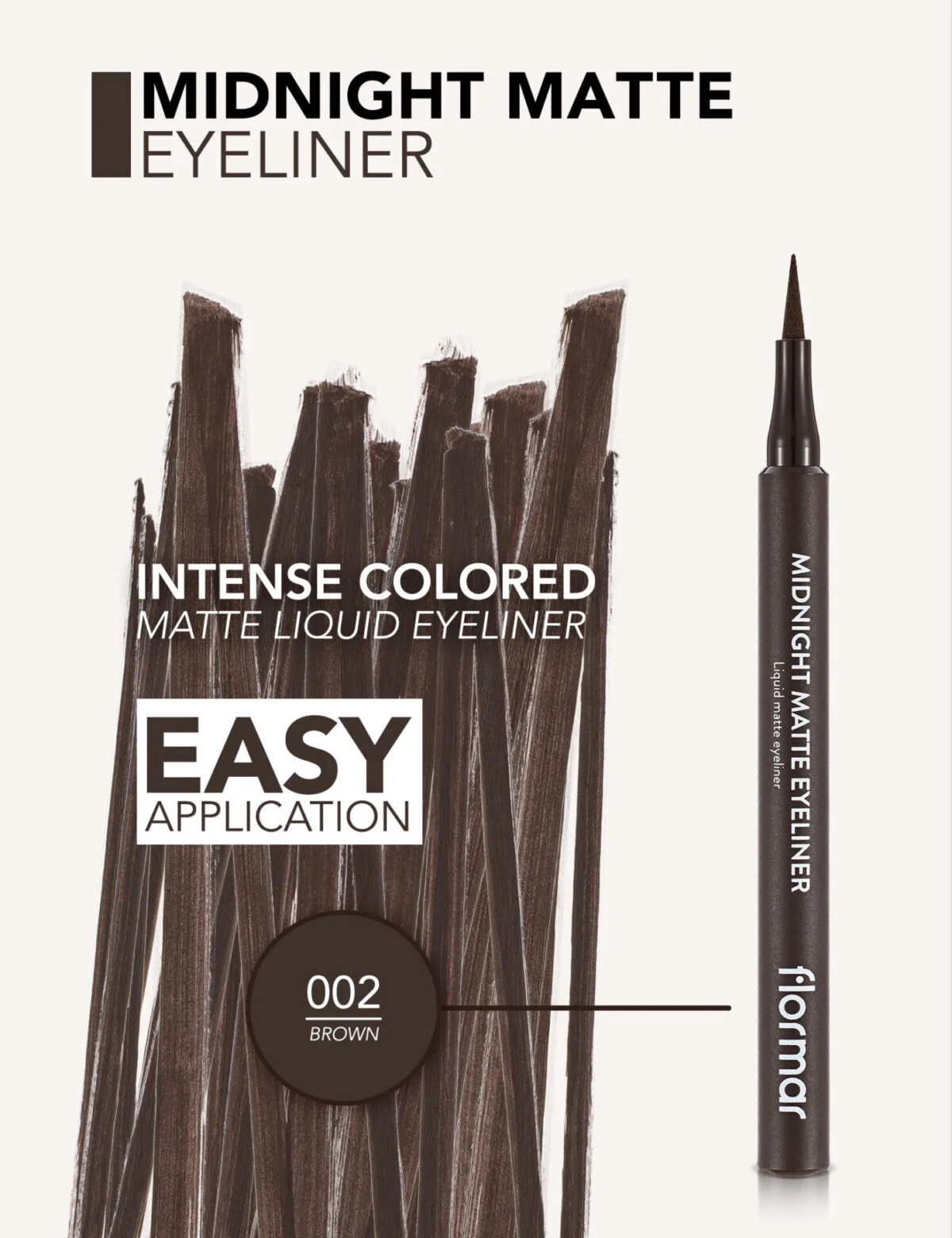 خط چشم ماژیکی فلورمار Midnight Eyeliner Pen Flormar - تصویر 4