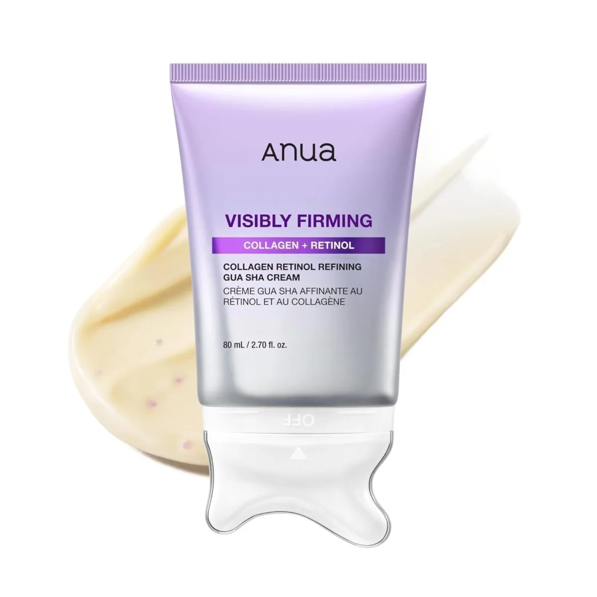 کرم گوا شا با کلاژن و رتینول Anua Visibly Firming Retinol GuaSha Cream