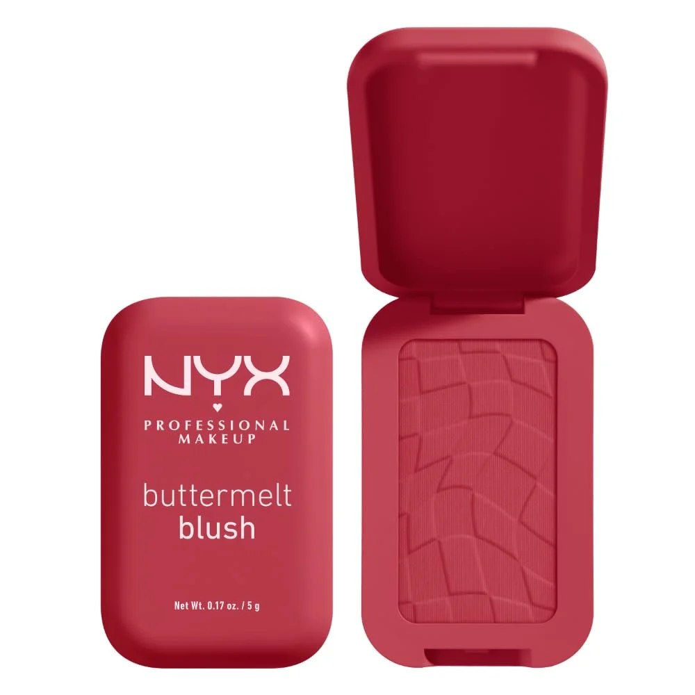 51lyrPrvGuL._SL1000_ رژگونه پودری باترملت نیکس NYX Buttermelt Blush BMBL - تصویر 1
