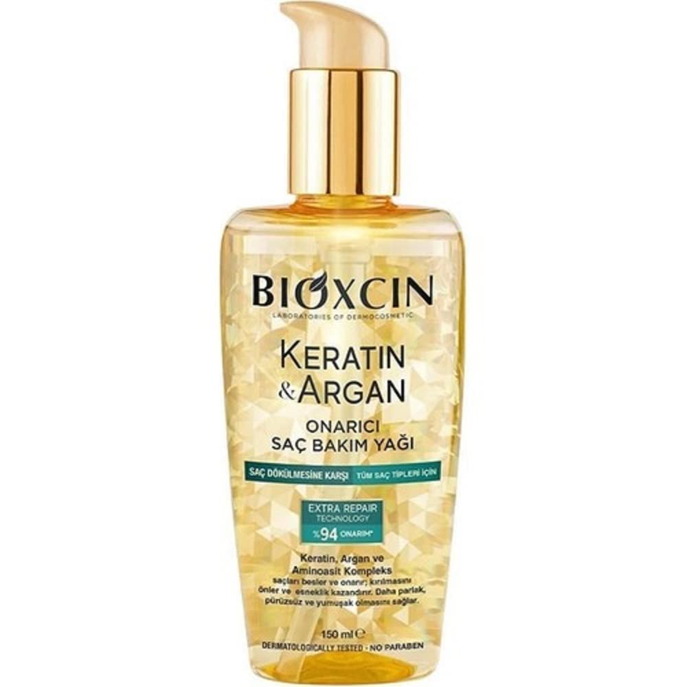 51o0Nm4nbL روغن کراتین و آرگان بیوکسین Bioxcin Repairing Hair Oil Keratin & Argan - تصویر 1