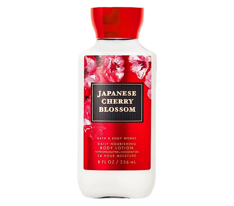 Bath-and-body-lotion-japanese-cherry-blossom لوشن شکوفه های گیلاس Bath & Body Works Lotion Japanese Cherry Blossom - تصویر 1