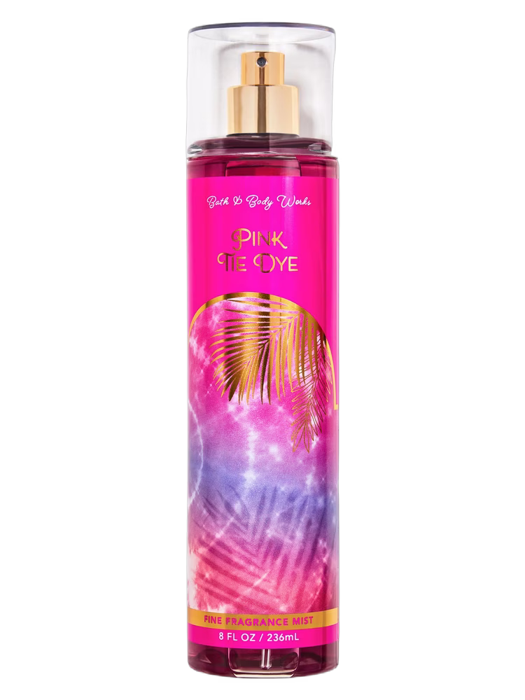 میست پینک تای دای Bath & Body Works Mist Pink Tie Dye