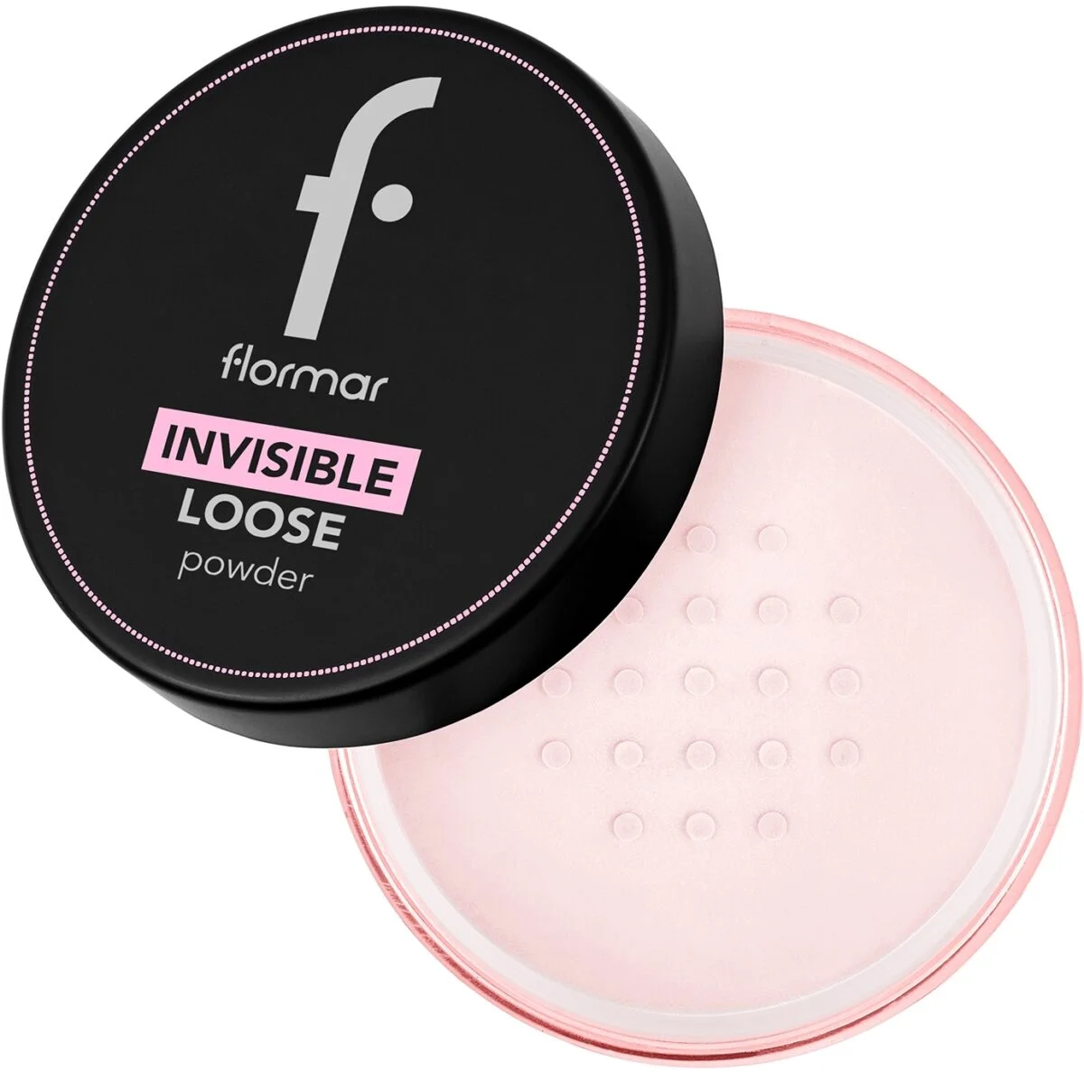 پودر بیک پودر فشرده نامرئی فلورمار Flormar Invisible Loose Powder Silver Sand - تصویر 3