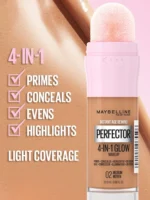کرم پودر 4 کاره میبلین Maybelline Perfector 4-In-1 Glow MakeUp 0.5 - تصویر 2